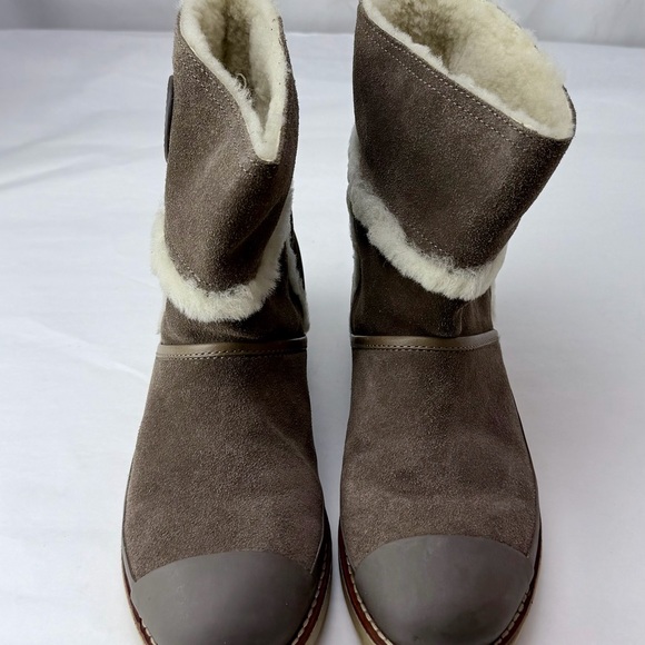 Tory Burch Shoes - Tory Burch Brown Suede Winter Boots